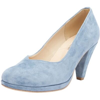 Hirschkogel Damen Pumps, H Blau, 39 EU Hirschkogel Damen Pumps, H Blau, 39 EU