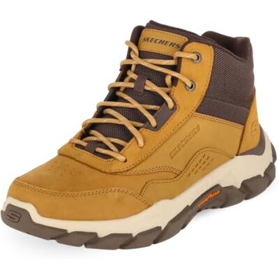 Skechers Herren Santoro Hopkins Wanderstiefel, Wheat Leather Synthetic Mesh, 43 EU Skechers Herren Santoro Hopkins Wanderstiefel, Wheat Leather Synthetic Mesh, 43 EU