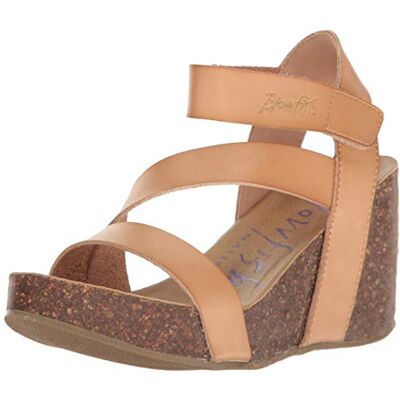 Blowfish Damen Hapuku Keilabsatz-Sandale, Nude Dyecut Blowfish Damen Hapuku Keilabsatz-Sandale, Nude Dyecut