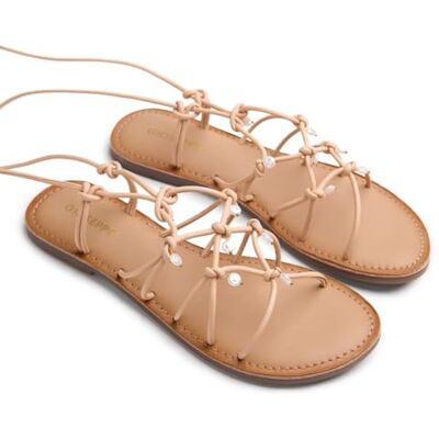 GIOSEPPO Damen Veliko T-Riemen, Nude, 36 EU GIOSEPPO Damen Veliko T-Riemen, Nude, 36 EU