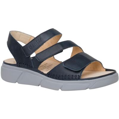 Ganter blaue HALINA Dreiklett-Sandale Ganter blaue HALINA Dreiklett-Sandale