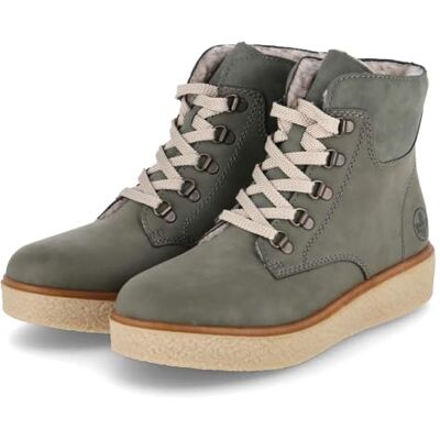 Rieker Damen Y0033 Schnürstiefel, Grün, 43 EU Rieker Damen Y0033 Schnürstiefel, Grün, 43 EU