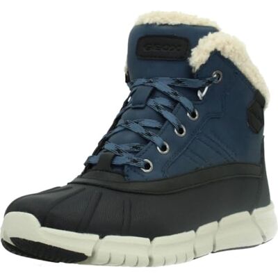 Geox Unisex Kinder J Flexyper Boy Abx Ankle Boot, Denim Black, 34 EU Geox Unisex Kinder J Flexyper Boy Abx Ankle Boot, Denim Black, 34 EU