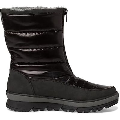 Jana Damen Winterstiefel ohne Absatz mit Reißverschluss Gefüttert Weite H Mehrweite, Schwarz (Black), 38 EU Jana Damen Winterstiefel ohne Absatz mit Reißverschluss Gefüttert Weite H Mehrweite, Schwarz (Black), 38 EU