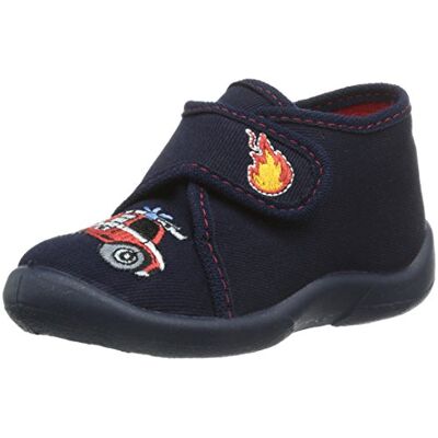 Fischer Markenschuh Fischer Mini, Jungen Hohe Hausschuhe, Blau (Marine), 18 EU (2 Child UK) Fischer Markenschuh Fischer Mini, Jungen Hohe Hausschuhe, Blau (Marine), 18 EU (2 Child UK)