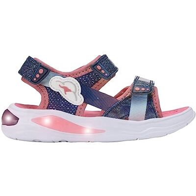 KangaROOS Mädchen K-sls Cloud Sandale, Navy Dusty Rose, 25 EU KangaROOS Mädchen K-sls Cloud Sandale, Navy Dusty Rose, 25 EU