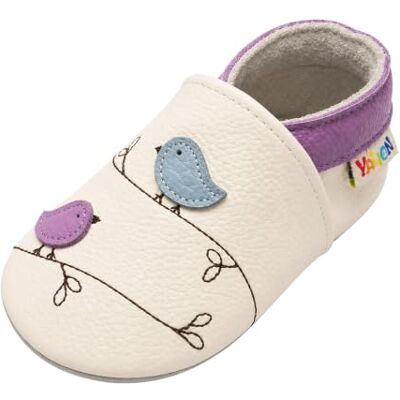 YALION Krabbelschuhe Baby Weiche Leder Lauflernschuhe Junge Mädchen Baby Leder Krabbelschuhe Wildledersohle Leicht Rutschfest, Elastische Knöchel, Komfort Lederpuschen Baby für 0-3 Jahre YALION Krabbelschuhe Baby Weiche Leder Lauflernschuhe Junge Mädchen Baby Leder Krabbelschuhe Wildledersohle Leicht Rutschfest, Elastische Knöchel, Komfort Lederpuschen Baby für 0-3 Jahre