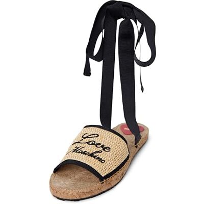 Love Moschino Ja16222g0mjr110a, Damen-Hausschuhe, natur, 40 EU Love Moschino Ja16222g0mjr110a, Damen-Hausschuhe, natur, 40 EU