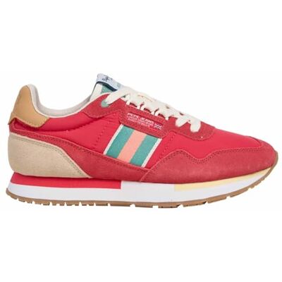 Pepe Jeans Damen Aiden Tape W Sneak, Orange (Washed Coral Pink), 38 EU Pepe Jeans Damen Aiden Tape W Sneak, Orange (Washed Coral Pink), 38 EU