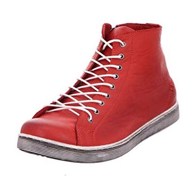 Andrea Conti Damen High Top Sneaker Schnürer Leder dynamisch 0341500, Rot Chili 583,36 EU Andrea Conti Damen High Top Sneaker Schnürer Leder dynamisch 0341500, Rot Chili 583,36 EU