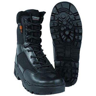 Mil-Tec Mil Tec Springerstiefel Para m. Kappe 37,Schwarz Mil-Tec Mil Tec Springerstiefel Para m. Kappe 37,Schwarz