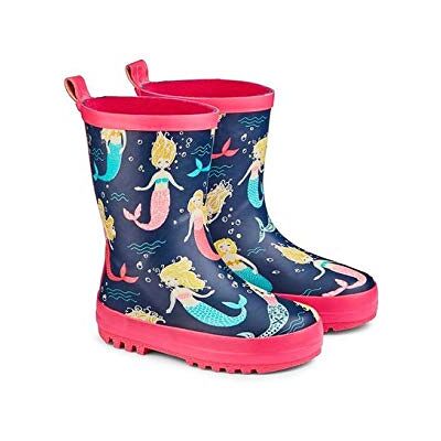 Ulster Weavers Kinder-Gummistiefel, Meerjungfrauen, Größe 8–9, Multi, Einheitsgröße Ulster Weavers Kinder-Gummistiefel, Meerjungfrauen, Größe 8–9, Multi, Einheitsgröße