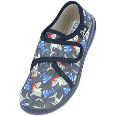 Beck Jungen Haie Hausschuh, Blau, 31 EU Beck Jungen Haie Hausschuh, Blau, 31 EU
