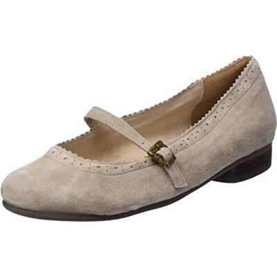 Hirschkogel Damen 3599213 Geschlossene Ballerinas, Taupe, 36 EU Hirschkogel Damen 3599213 Geschlossene Ballerinas, Taupe, 36 EU
