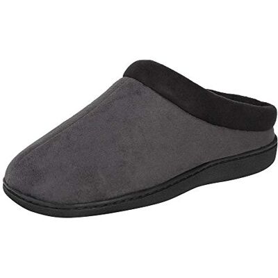 Hanes Herren Slipper Hausschuh, grau, Small Hanes Herren Slipper Hausschuh, grau, Small
