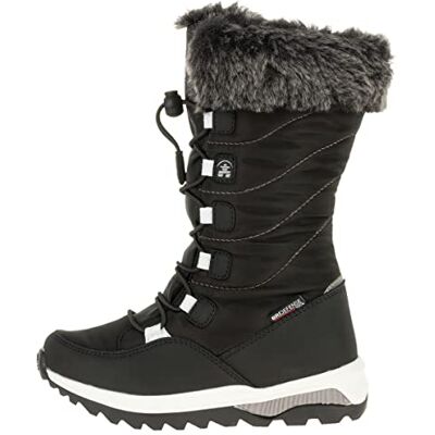 Kamik Girls Prairie Schwarz Thinsulate™ wasserdichte modische Mädchen Winterstiefel, Größe EU 32 Farbe Black White Kamik Girls Prairie Schwarz Thinsulate™ wasserdichte modische Mädchen Winterstiefel, Größe EU 32 Farbe Black White