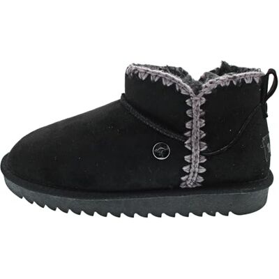 KangaROOS Damen K-UW Mock Schneestiefel, Jet Black/Steel Grey, 40 EU KangaROOS Damen K-UW Mock Schneestiefel, Jet Black/Steel Grey, 40 EU