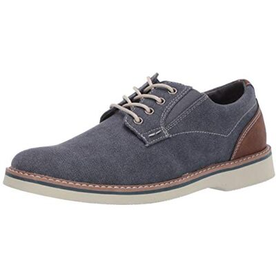 Nunn Bush Herren Barklay Canvas Schnür-Oxford mit glattem Zehenbereich, Dunkelblau, 42.5 EU Nunn Bush Herren Barklay Canvas Schnür-Oxford mit glattem Zehenbereich, Dunkelblau, 42.5 EU