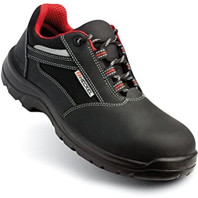 Heckel Unisex Focus 2 S3 Ballerinas, Schwarz Rojo, 38 EU Heckel Unisex Focus 2 S3 Ballerinas, Schwarz Rojo, 38 EU
