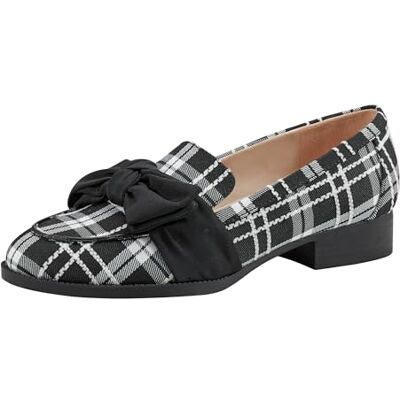 Bandolino Damen Lindio Slipper, Schwarz/Weiß Tartan Plaid 001, 40 EU Bandolino Damen Lindio Slipper, Schwarz/Weiß Tartan Plaid 001, 40 EU