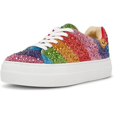 Betsey Johnson Sidny Damen-Sneaker, Regenbogen, 35.5 EU Betsey Johnson Sidny Damen-Sneaker, Regenbogen, 35.5 EU