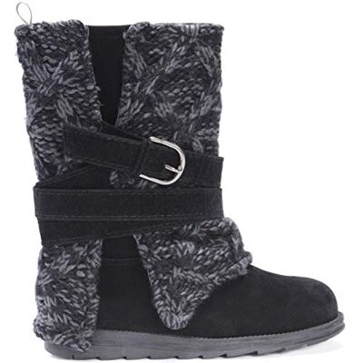 MUK LUKS Damen Nikki Stiefel Mid Calf, Schwarz (schwarz), 36 EU MUK LUKS Damen Nikki Stiefel Mid Calf, Schwarz (schwarz), 36 EU
