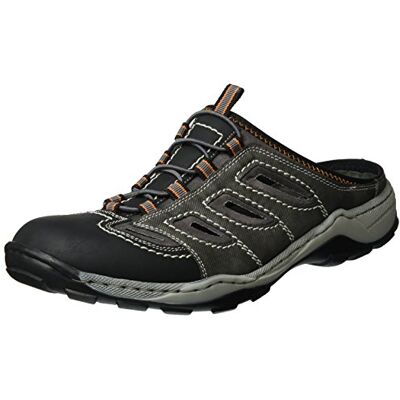 Rieker Herren Clogs Grau Kombi, 46 EU Rieker Herren Clogs Grau Kombi, 46 EU