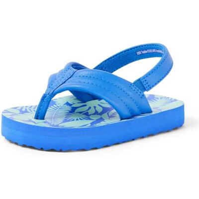 Amazon Unisex Kinder Flip-Flop mit Fersenriemen, Blue Jungle, 23 EU Amazon Unisex Kinder Flip-Flop mit Fersenriemen, Blue Jungle, 23 EU