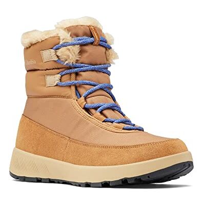 Columbia Slopeside Peak wasserdichte Schneestiefel für Damen, Braun (Elk x Beach), 36 EU Columbia Slopeside Peak wasserdichte Schneestiefel für Damen, Braun (Elk x Beach), 36 EU