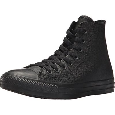 Converse All Star Leather HI Trainers Men Black 3 Hi top Trainers Converse All Star Leather HI Trainers Men Black 3 Hi top Trainers
