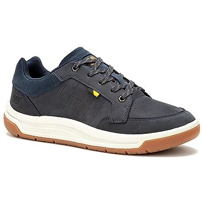 CAT Footwear, APA Cush Schuhe für Herren, hergestellt aus vollnarbigem Rindsleder, strapazierfähiges, gepolstertes Schaumstoff-Fußbett, recyceltes Innenfutter, flexibel für täglichen Halt, Midnight, 7 CAT Footwear, APA Cush Schuhe für Herren, hergestellt aus vollnarbigem Rindsleder, strapazierfähiges, gepolstertes Schaumstoff-Fußbett, recyceltes Innenfutter, flexibel für täglichen Halt, Midnight, 7