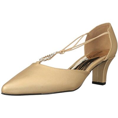 Easy Street Damen Mondlicht Pumps, Gold-Satin, 38 EU Easy Street Damen Mondlicht Pumps, Gold-Satin, 38 EU