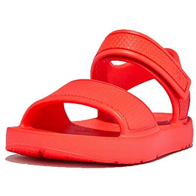 Fitflop Iqushion Kids Eergonomic Back Strap Sandale, Neon Orange, 29 EU Fitflop Iqushion Kids Eergonomic Back Strap Sandale, Neon Orange, 29 EU