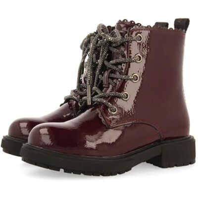 GIOSEPPO Damen Zilina Oxford-Stiefel, Burgunderrot, 37 EU GIOSEPPO Damen Zilina Oxford-Stiefel, Burgunderrot, 37 EU