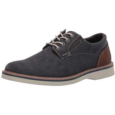 Nunn Bush Herren Barklay Canvas Schnür-Oxford mit glattem Zehenbereich, Gunmetal, 45 EU Nunn Bush Herren Barklay Canvas Schnür-Oxford mit glattem Zehenbereich, Gunmetal, 45 EU