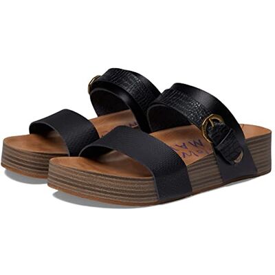Blowfish Große Sandale für Damen, Black Dile/Dyecut, 38.5 EU Blowfish Große Sandale für Damen, Black Dile/Dyecut, 38.5 EU