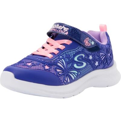 Skechers Jumpsters 2.0 Butterfly Flush Sneaker, Marineblau, 35 EU, Navy, 2 UK Child Skechers Jumpsters 2.0 Butterfly Flush Sneaker, Marineblau, 35 EU, Navy, 2 UK Child