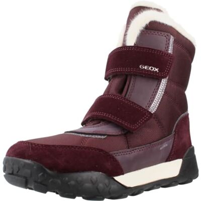 Geox JUNIOR J TREKKYUP GIRL B ABX ANKLE BOOTS DK BURGUNDY 25_EU Geox JUNIOR J TREKKYUP GIRL B ABX ANKLE BOOTS DK BURGUNDY 25_EU