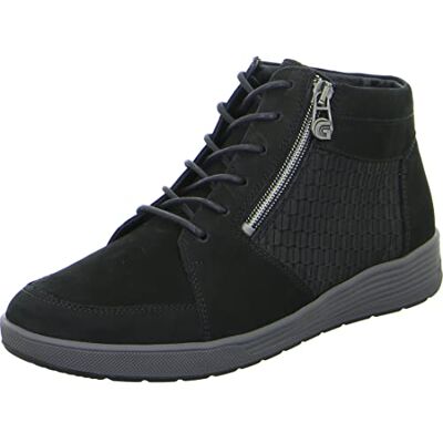 Ganter Damen Klara-K Halblange Stiefel, schwarz, 44 EU X-Weit Ganter Damen Klara-K Halblange Stiefel, schwarz, 44 EU X-Weit