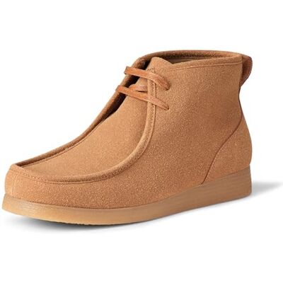 Amazon Herren Chukka-Stiefel Mit Mokassin-Zehenpartie, Bräunen Optik Wildleder, 41 EU Amazon Herren Chukka-Stiefel Mit Mokassin-Zehenpartie, Bräunen Optik Wildleder, 41 EU