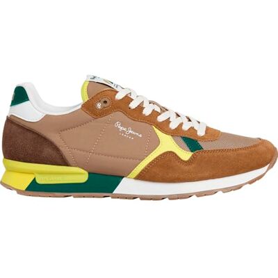 Pepe Jeans Brit Colors M Sneaker für Herren, braun, 7 UK Pepe Jeans Brit Colors M Sneaker für Herren, braun, 7 UK