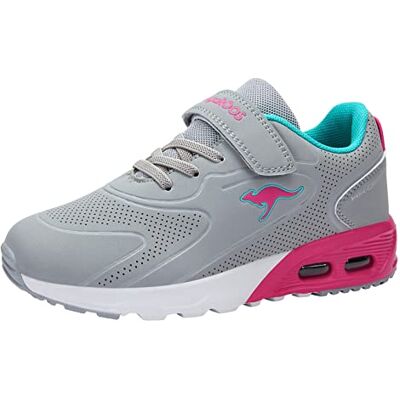 KangaROOS Mädchen Kx-giga Ev Sneaker, Vapor Grey Daisy Pink, 28 EU KangaROOS Mädchen Kx-giga Ev Sneaker, Vapor Grey Daisy Pink, 28 EU