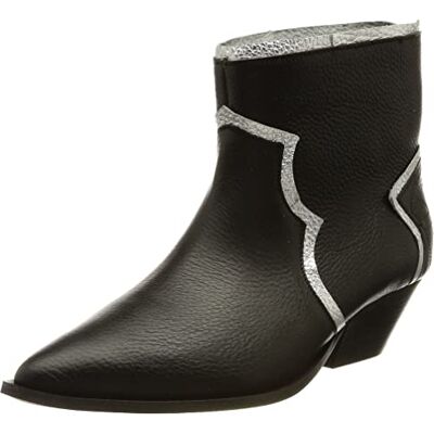 L37 HANDMADE SHOES L37 Damen Stiefeletten I Ankle Boots I Naturleder I Lederfutter I Handgefertigte Schuhe I Einzigartiger Stil I Bequem und Elegant I Here Comes the Rain Schwarz/Silber, Gr. 37 L37 HANDMADE SHOES L37 Damen Stiefeletten I Ankle Boots I Naturleder I Lederfutter I Handgefertigte Schuhe I Einzigartiger Stil I Bequem und Elegant I Here Comes the Rain Schwarz/Silber, Gr. 37