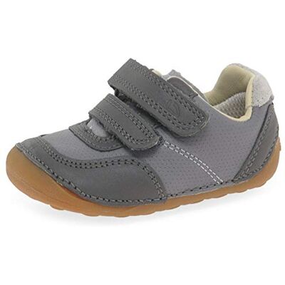 Clarks Jungen Tiny Dusk T Sneaker, Grau Grey Combi Grey Combi, 18 EU Weit Clarks Jungen Tiny Dusk T Sneaker, Grau Grey Combi Grey Combi, 18 EU Weit