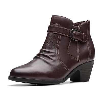 Clarks Damen Emily2 Opal Stiefelette, Dunkelbraun, 37.5 EU Clarks Damen Emily2 Opal Stiefelette, Dunkelbraun, 37.5 EU