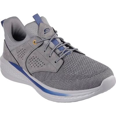 Skechers Herren Slade-Breyer 210892 Gestrickte Netz-Bungee-Spitze mit Viertelkäfig-Slipper, schwarz/grau, 45 EU X-Weit Skechers Herren Slade-Breyer 210892 Gestrickte Netz-Bungee-Spitze mit Viertelkäfig-Slipper, schwarz/grau, 45 EU X-Weit