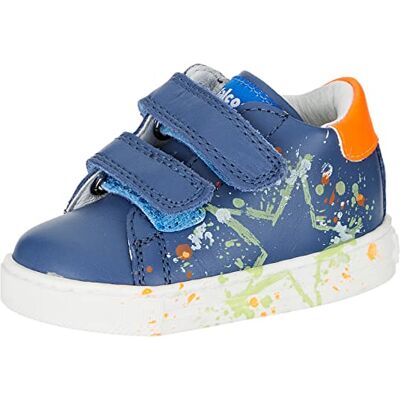 Falcotto Lacus Vl Hausschuh, Azure Orange Fluo, 18 EU Falcotto Lacus Vl Hausschuh, Azure Orange Fluo, 18 EU