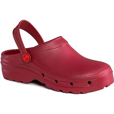 REPOSA Unisex Light Shock, Zoccoli Sanitari Donna Uomo in Eva Medizinischer Arbeitsschuh, Bordeaux, 35 EU REPOSA Unisex Light Shock, Zoccoli Sanitari Donna Uomo in Eva Medizinischer Arbeitsschuh, Bordeaux, 35 EU