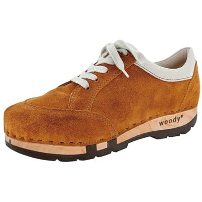 woody Mary Damen Clog Sneaker, Papaya-Creme, Größe 41 woody Mary Damen Clog Sneaker, Papaya-Creme, Größe 41