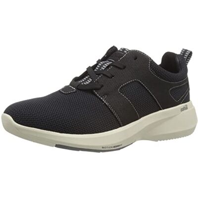 Clarks Herren Lehman Tie Sneaker, Schwarz, 41.5 EU Weit Clarks Herren Lehman Tie Sneaker, Schwarz, 41.5 EU Weit